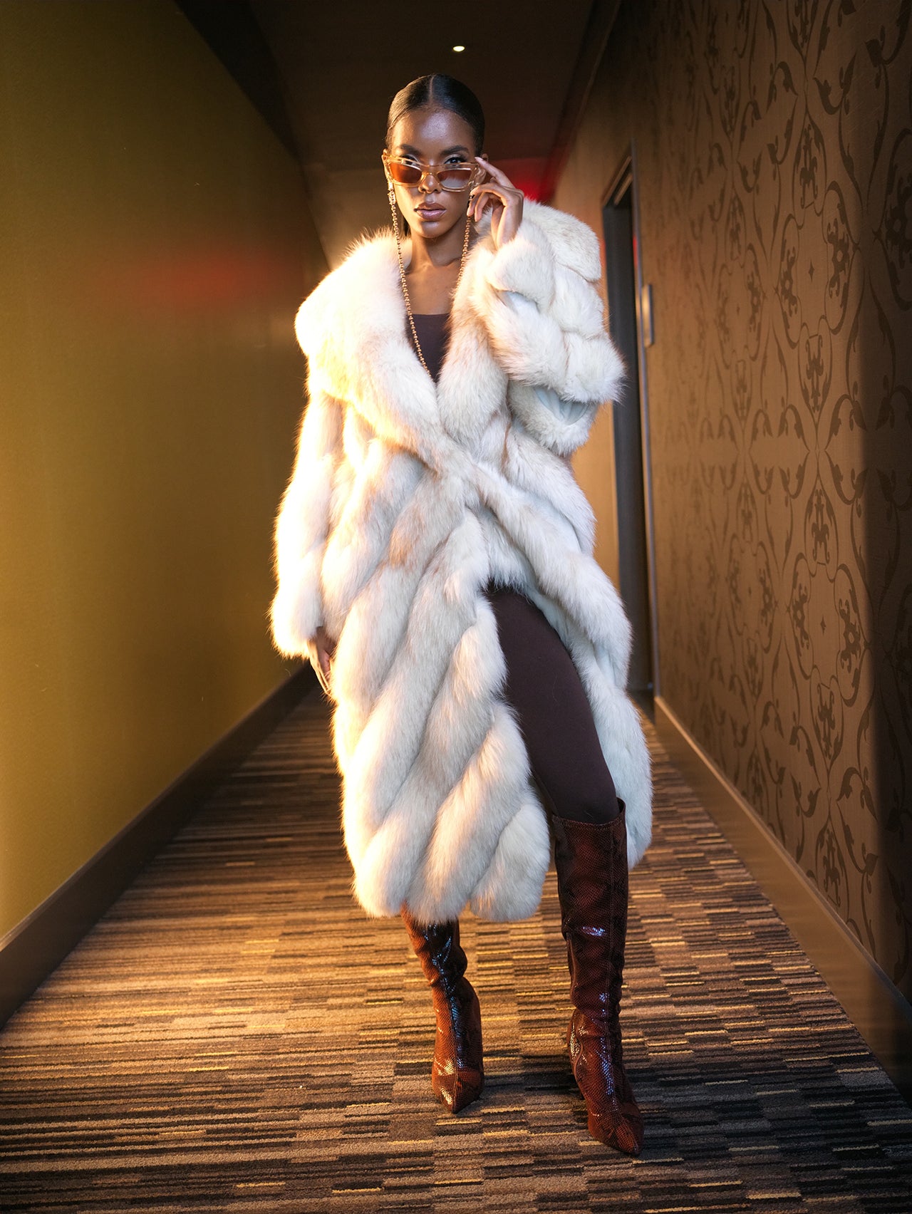 ABUNDANCE TRENCH - Goddess Furs